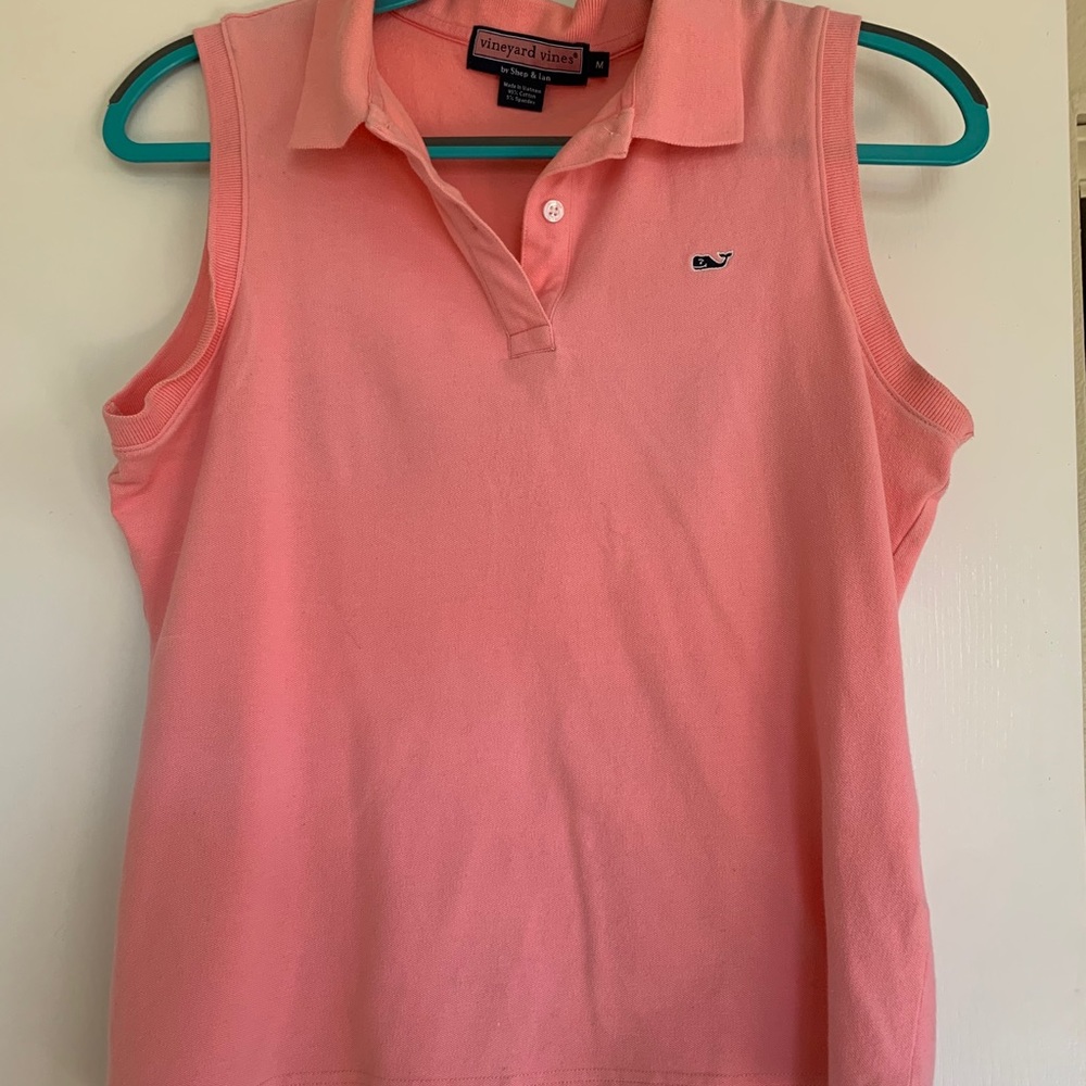 Vineyard Vines Sleeves Coral Shirt